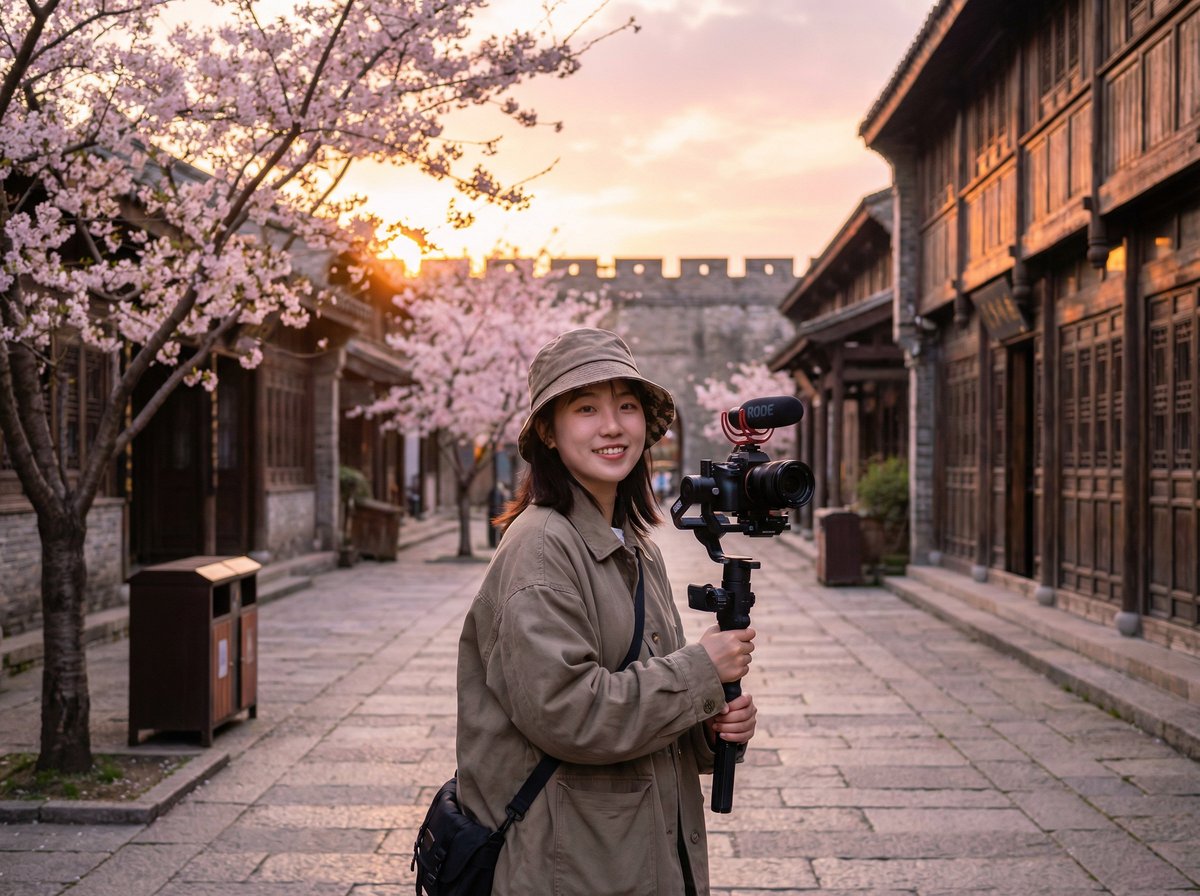 精神小妹旅行视频拍摄